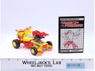 Sureshot Targetmaster 100% Complete 1987 Vintage G1 Transformers Action Figure