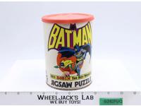 Batman With Robin The Boy Wonder 81 pcs COMPLETE W/Container & Lid APC 1973