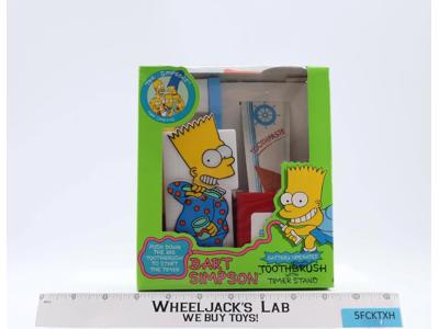 Bart Simpson Battery Operated Toothbrush The Simpsons 1990 Helm Toys NEW SEALED