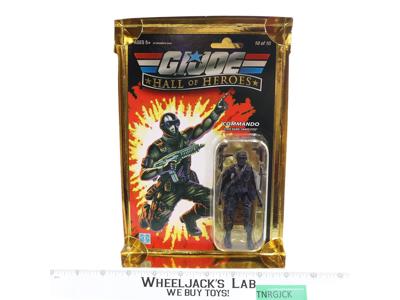 Snake Eyes GI Joe 25th Anniversary Hall of Heroes 2007 Hasbro Figure NEW SEALED