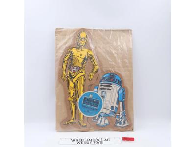 C-3PO & R2-D2 Star Wars ESB 1980 Manton Cork Corkboards NEW SEALED