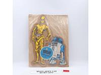 C-3PO & R2-D2 Star Wars ESB 1980 Manton Cork Corkboards NEW SEALED