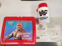 Hulk Hogan Superstars NEW Thermos Plastic Lunchbox Vintage 1989 WWF Titan Sports