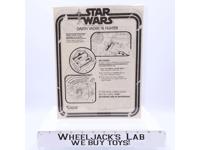 Kenner 1979 Darth Vader TIE Fighter Instructions Vintage