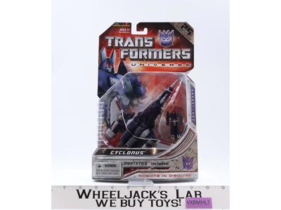 Cyclonus W/ Nightstick Transformers Universe G1 2008 Hasbro Figure NEW SEALED