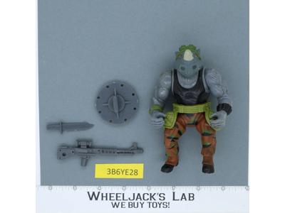 Rocksteady SOFT HEAD Complete Teenage Mutant Ninja Turtles TMNT Playmates 1988