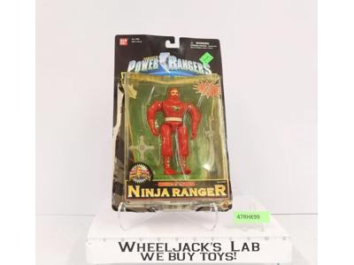 Red Ninja Ranger 100% Complete Power Rangers Power Playback 1999 Bandai Figure