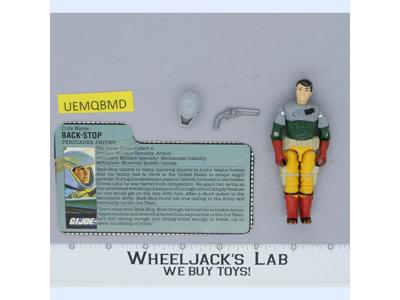 Backstop V1 100% Complete G.I. Joe 1987 Hasbro Vintage Action Figure