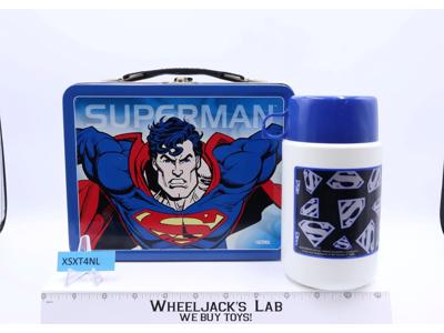 Superman Metal Lunchbox W/Thermos 1998 DC Comics
