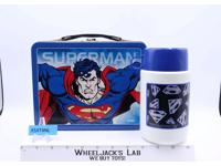Superman Metal Lunchbox W/Thermos 1998 DC Comics