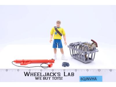 Tim Murphy W/Retracting Snare 100% Complete Jurassic Park Series 2 Kenner Vintag