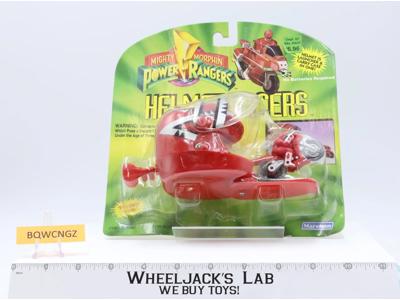 Helmet Racers Mighty Morphin Power Rangers RED 1994 Marchon NEW MOSC Sealed