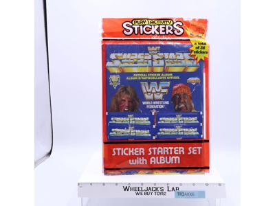 Official Sticker Album WWF Wrestling Superstars 1991 Titan Sports NEW SEALED
