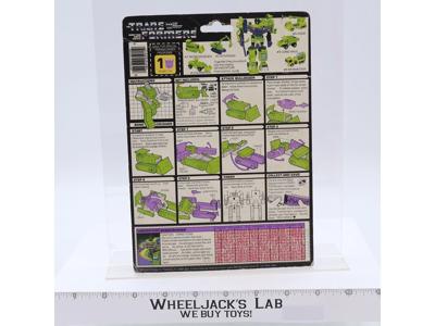 Bonecrusher Devastator Cardback Vintage 1985 G1 Transformers Action Figure