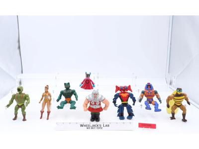 Lot of 8 (#2) He-Man Masters Of The Universe MOTU Vintage 1980s Mattel Figures