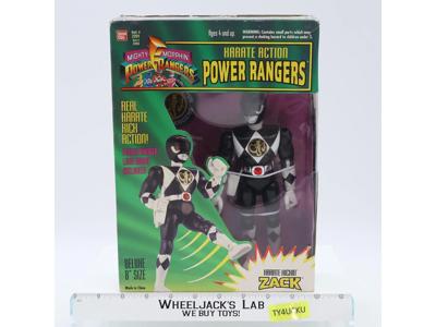 Karate Action Black Ranger Mighty Morphin Power Rangers 1994 Bandai NEW MIB