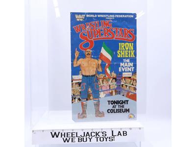 Iron Sheik Original Poster 12x7.5 1980s WWF LJN Wrestling Vintage