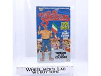 Iron Sheik Original Poster 12x7.5 1980s WWF LJN Wrestling Vintage