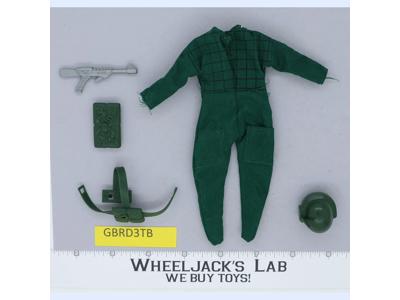 Spiral Zone Paratrooper Jumpsuit Set Tonka 1987 Action Figure Accessories.