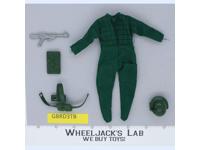 Spiral Zone Paratrooper Jumpsuit Set Tonka 1987 Action Figure Accessories.