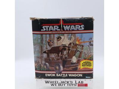Ewok Battle Wagon 100% Complete Star Wars Droids 1985 Kenner Vintage Vehicle