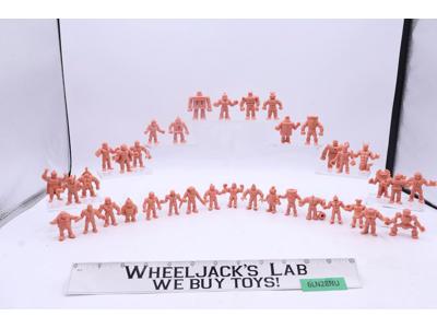 Lot of 37 Muscle Men M.U.S.C.L.E. Mattel 1980's Action Figure Vintage