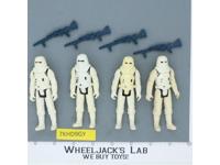 Lot of 4 Star Wars Hoth Stormtroopers 1980s Kenner Vintage Action Figures