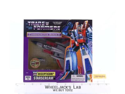 Starscream Transformers Commemorative Series II 2002 Hasbro NEW MISB SEALED