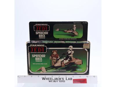 Speeder Bike 100% Complete W/Box Star Wars ROTJ 1983 Kenner Vehicle