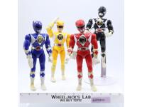 Lot of 4 Power Rangers 1997 5" Bandai Action Figures