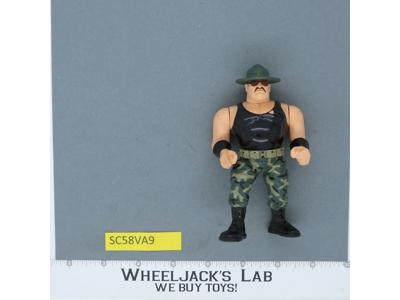Sgt. Slaughter 100% Complete WWF WWE Wrestling 1991 Hasbro Vintage Action Figure