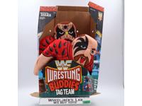 Hawk & Animal Tag Team Wrestling Buddies WWF WWE Wrestling 1990 Tonka 22" Plush