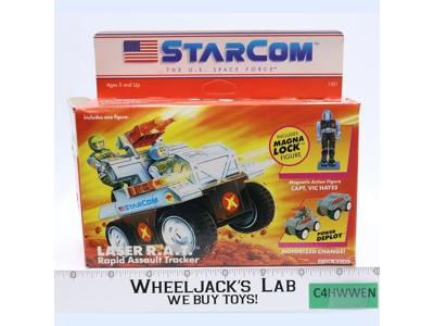 Laser R.A.T. WORKS 100% Complete Starcom 1986 Coleco Action Figure Vehicle MIB