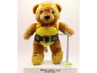 Hulk Hogan Hules Rules 16" Plush Bear Vintage 1989 WWF Titan Sports