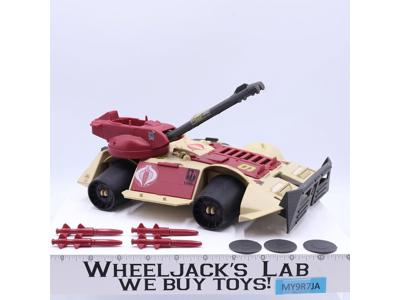 Cobra Rage 100% Complete GI Joe 1989 Hasbro Vintage Action Figure Vehicle