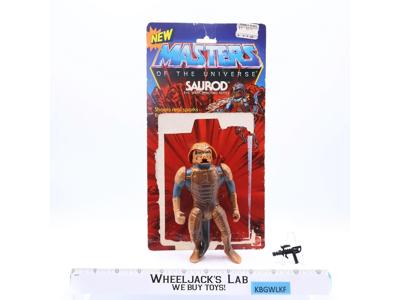 Saurod Complete W/CARDBACK He-Man MOTU Masters of the Universe Mattel Vintage