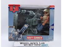 Navy Gunner W/ Anti-Aircraft Gun GI Joe 2000 Hasbro Action Figure NEW SEALED