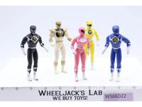 Lot of 5 Power Rangers Bandai Action Figures 4"
