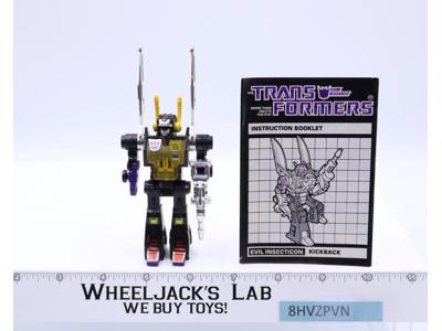 Kickback 100% Complete Vintage 1985 G1 Transformers Hasbro Action Figure