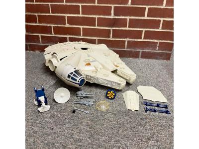 Millennium Falcon WORKS 100% Complete Star Wars 1979 Kenner Vehicle