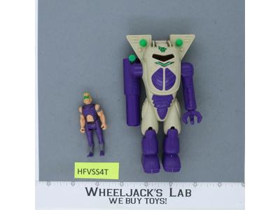 Toad w/ Nicolai Battletech Mech Robot 1994 Tyco Vintage Action Figure Vehicle