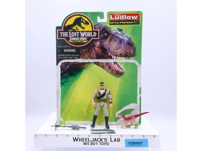 Peter Ludlow 100% Complete Jurassic Park Lost World 1997 Kenner W/CARDBACK