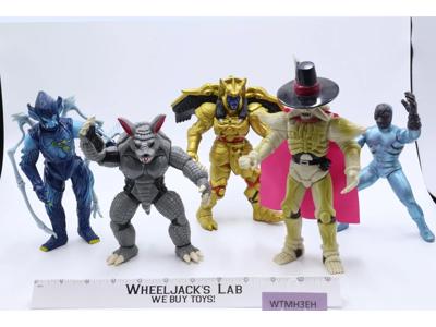 Lot of 5 Evil Space Aliens Mighty Morphin Power Rangers Bandai Figures