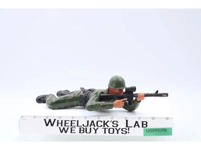 Crawling Army Man Battery Operated 1987 Regency Inc Vintage 12" Action Figure