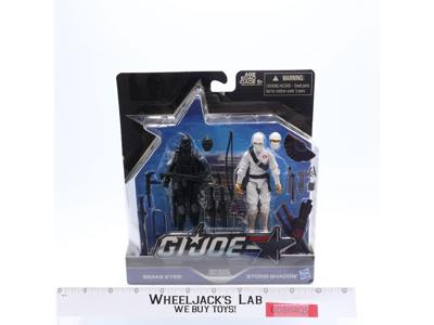 Snake Eyes Vs. Storm Shadow GI Joe 50th Anniversary 2014 Hasbro 2-Pk. NEW MISB
