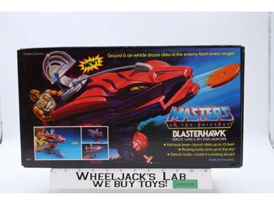 Blasterhawk 100% Complete W/ Box He-Man Masters of the Universe MOTU 1985 Mattel