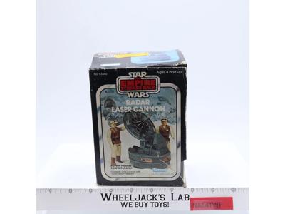 Radar Laser Cannon Mini Rig 100% Complete W/Box 1982 Star Wars ESB Kenner