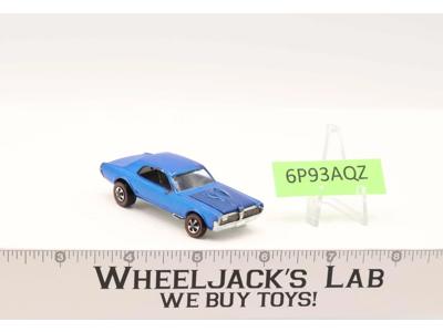 Custom Cougar Blue Hot Wheels 1968 Mattel Vintage Redline RL SMALL GAS TANK