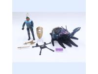 Pinsor W/ Battle Beetle Sectaurs Warriors of Symbion 1984 Coleco Figure