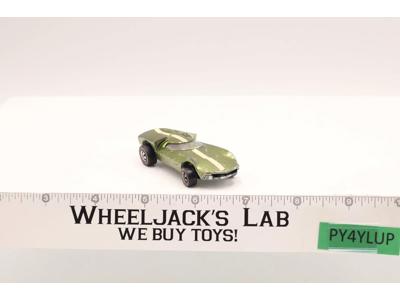 Turbofire Olive Green 1968 Redline Hot Wheels Mattel Vintage RL